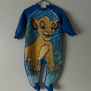 Vintage The Lion King Footie - 12M